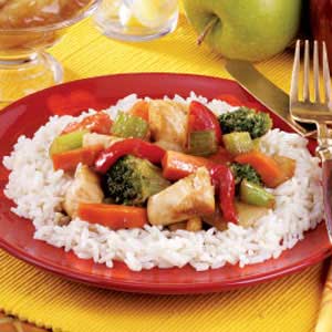 rice and chicken